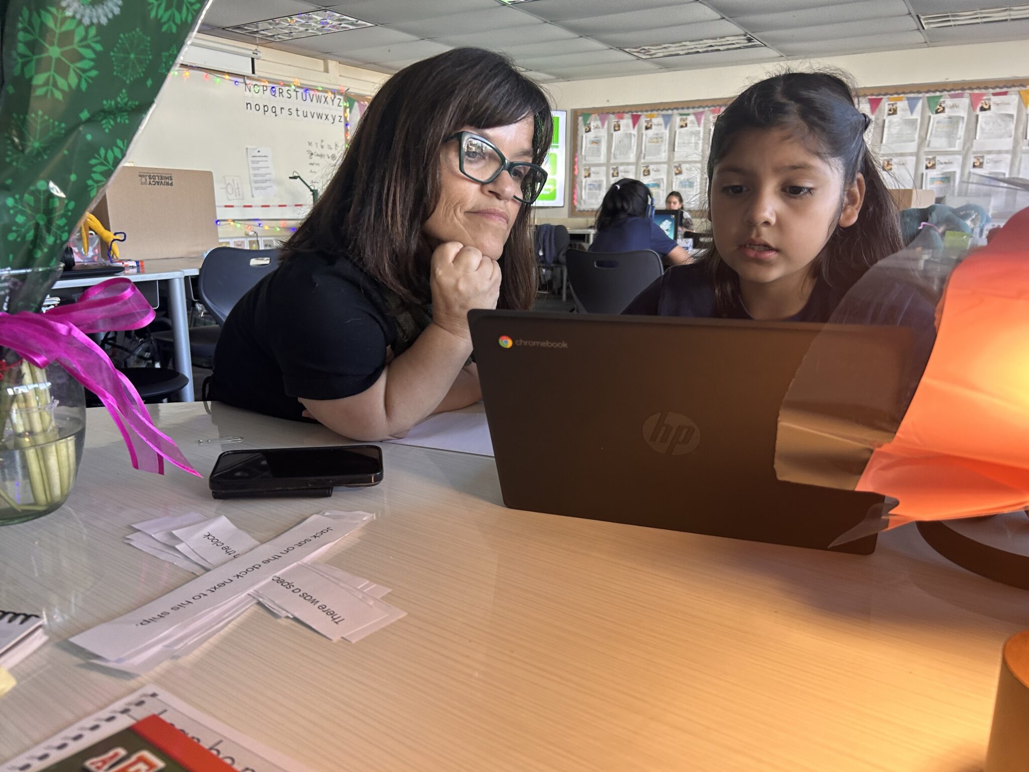 Heather Povinelli in her classroom